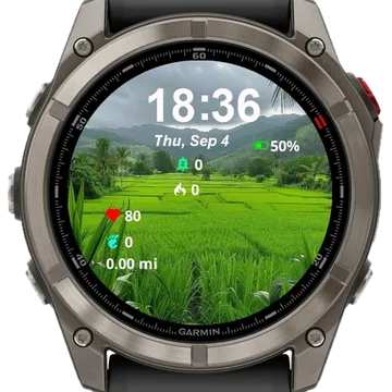 Emerald Silence Garmin watch face preview