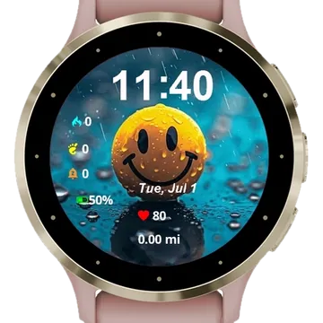 Emoji Garmin watch face preview