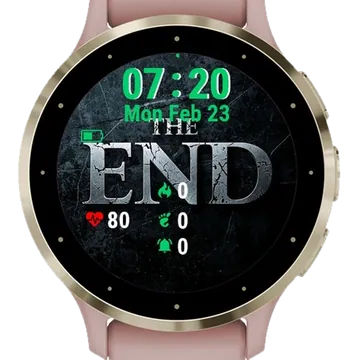 End Garmin watch face preview