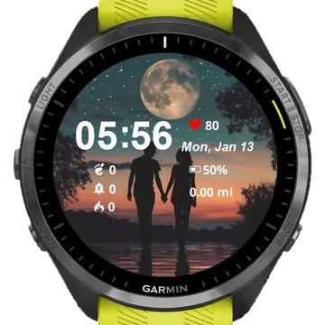 Eternal Love Garmin watch face preview