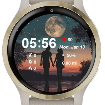Ethernal Love Garmin watch face preview