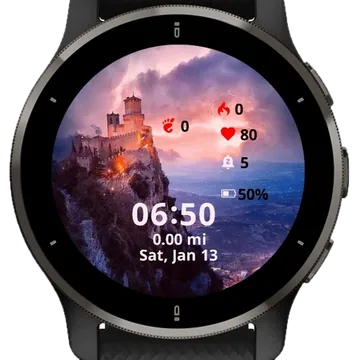 Eurphoria Garmin watch face preview