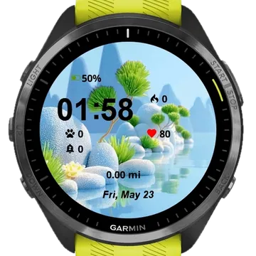 Explorer Garmin watch face preview