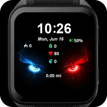 Eyes of Power Garmin watch face preview