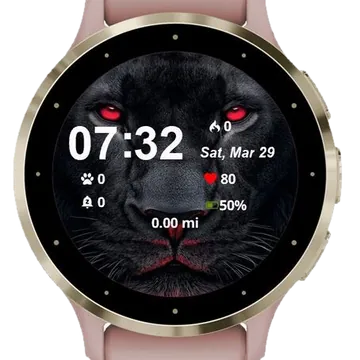 Face Lion Garmin watch face preview