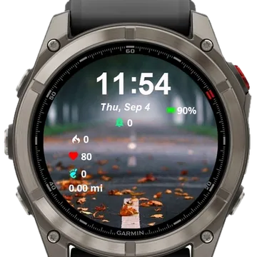 Fading Path Garmin watch face preview