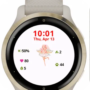 Fairy Beauty Garmin watch face preview