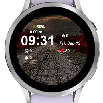 Fall Autumn #1 Garmin watch face preview