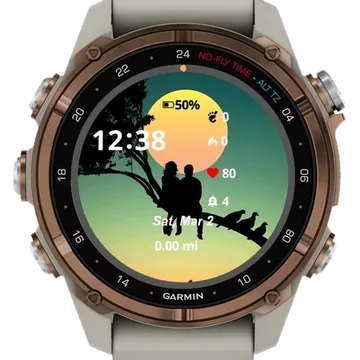 Fantastic Surreal Garmin watch face preview
