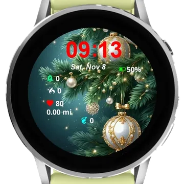 Fantasy Winter Garmin watch face preview