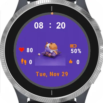 Fat Dog Garmin watch face preview