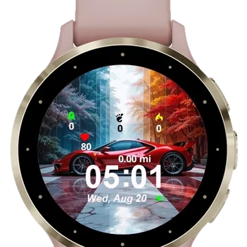 Ferrari Garmin watch face preview