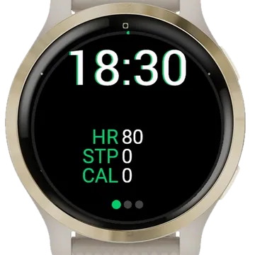 Fitness Tracker Garmin watch face preview