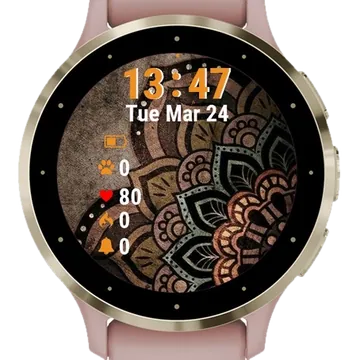 Flower Floor Garmin watch face preview