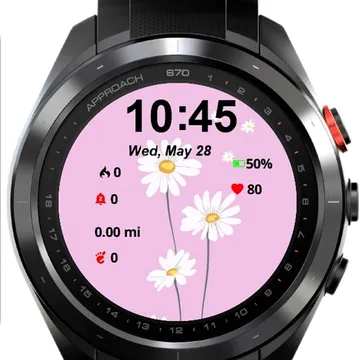 Flowers Bouquet Garmin watch face preview