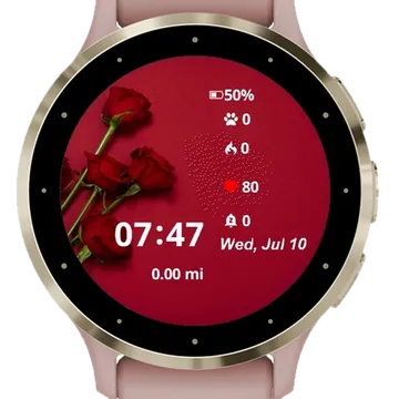 Flowers Delivery Garmin watch face preview