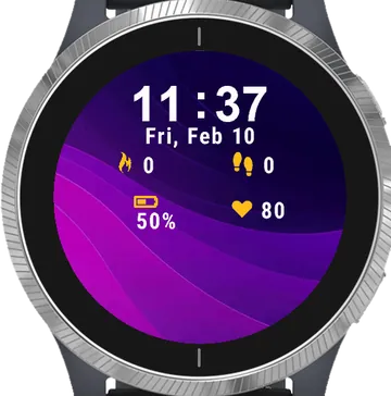 Fluid Gradient Garmin watch face preview