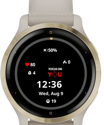 Focus On You Garmin watch face preview
