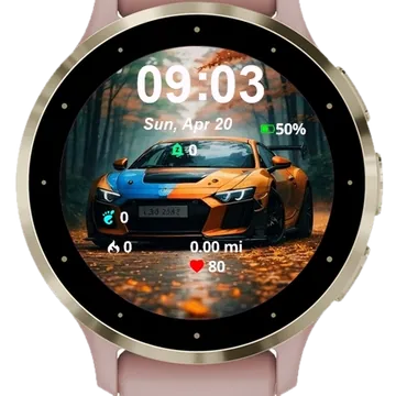 Forest Fury Garmin watch face preview