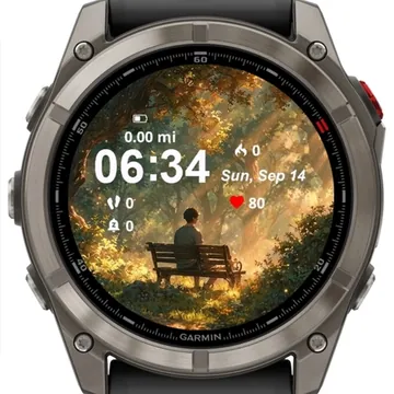Forest of Thoughts Garmin watch face preview