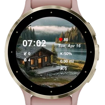 Forest Underwood Garmin watch face preview