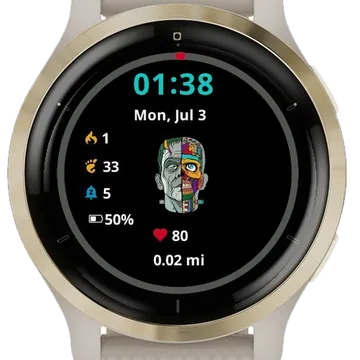Frankenstein 1 Garmin watch face preview