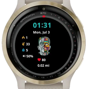 Frankenstein Garmin watch face preview