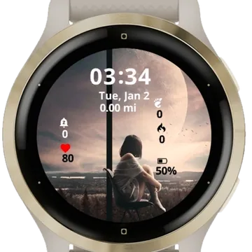 Free Yourself Garmin watch face preview