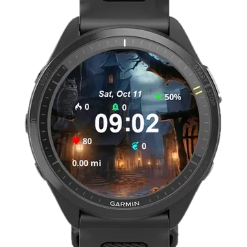 Ghost Town Garmin watch face preview