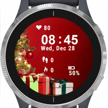 Gift Christmas Garmin watch face preview