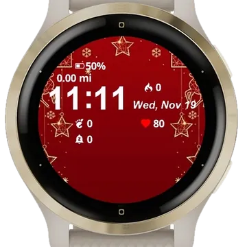 Gift Luxe Garmin watch face preview
