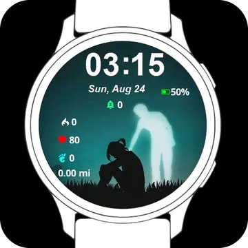 Give Up Garmin watch face preview