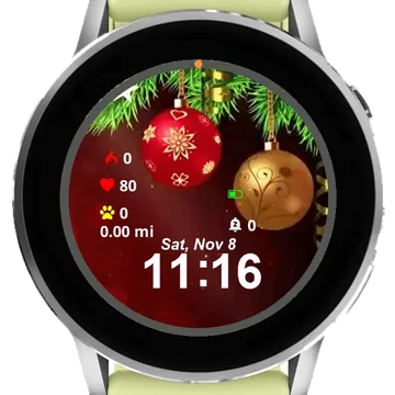 Globe Winter Garmin watch face preview
