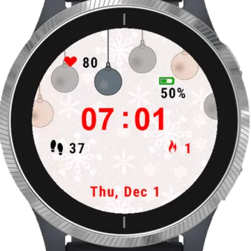 Globes Winter Garmin watch face preview