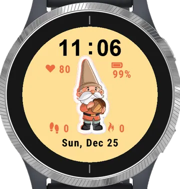 Gnom Garmin watch face preview