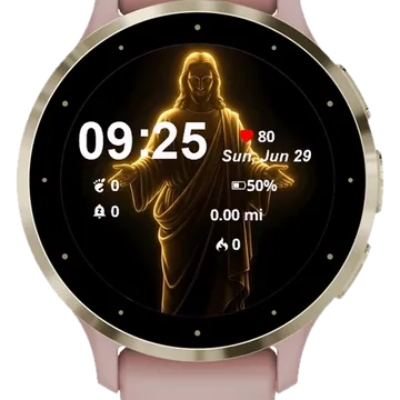 God Garmin watch face preview