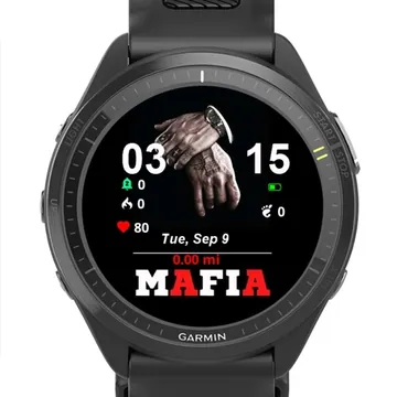 Godfather Garmin watch face preview