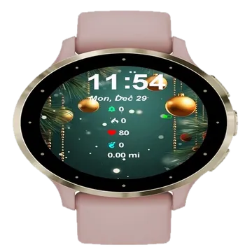 Golden Bak Garmin watch face preview