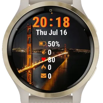 Golden Gate Bridge San Garmin watch face preview