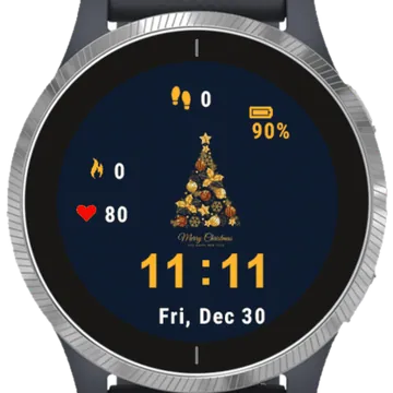 Golden Tree Garmin watch face preview