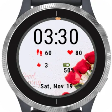 Good Morning Concept Garmin watch face preview