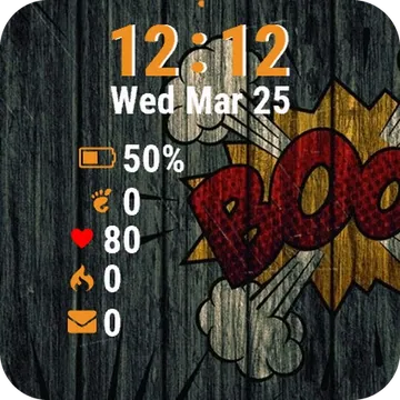 Graffiti Garmin watch face preview
