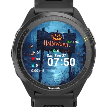 Graveyard Groove Garmin watch face preview