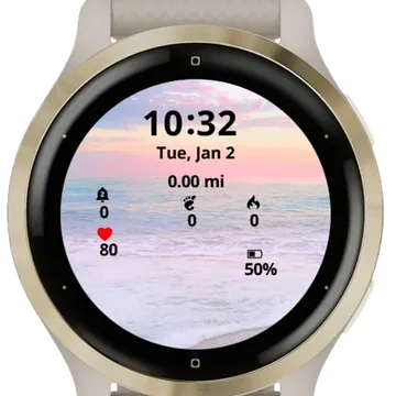 Great view Garmin watch face preview