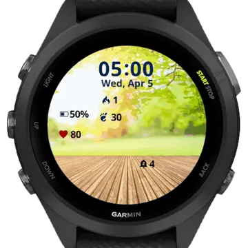 Green Park Garmin watch face preview