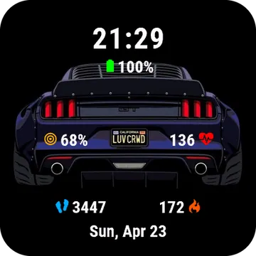 GT Garmin watch face preview