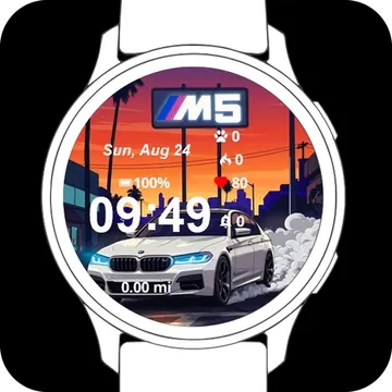 GTA IV Garmin watch face preview