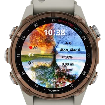 Guardian Angel Garmin watch face preview