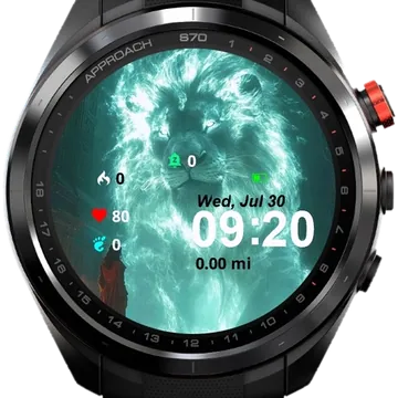 Guardian of the Flame Garmin watch face preview