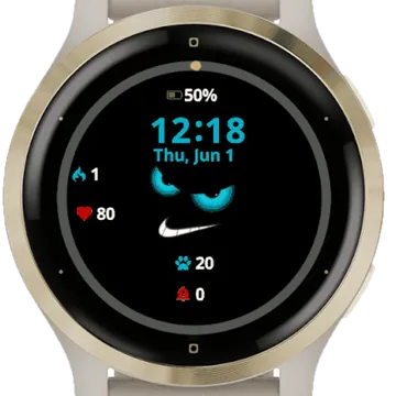 Ha ha Smiley Garmin watch face preview